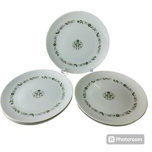 Noritake China 117 Dutch Treat Cookin & Serve Floral Plate 8 1/8”‎ Set of 7